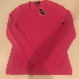 Pink cashmere sweater new with tags